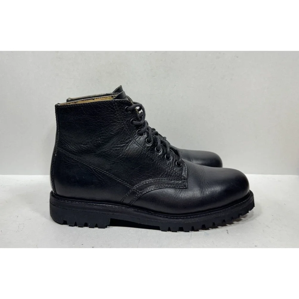 LL Bean Chukka‎ Leather Casual Ankle Boots Black Men's Size 12 Medium 05468